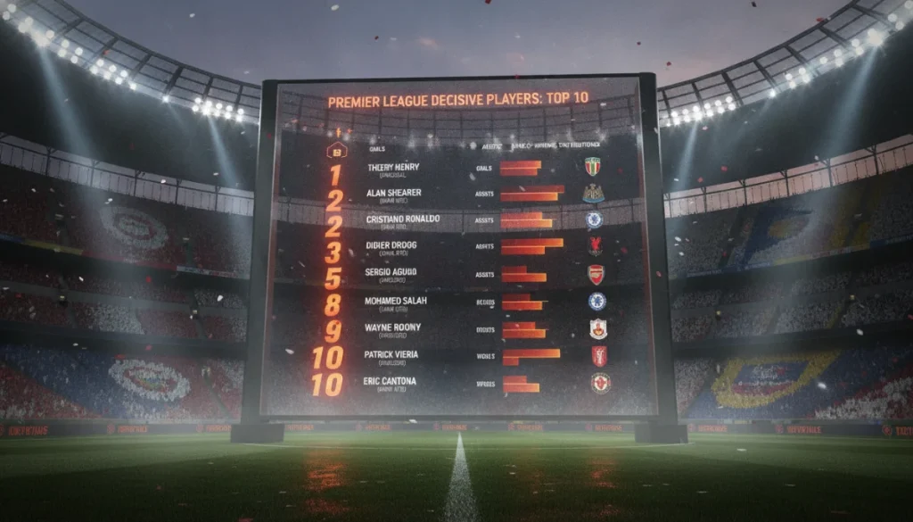 Premier Lig Tarihinin Maç Kazandıran En Etkili 10 Futbolcusu
